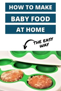 how to make baby food at home pinterest pin