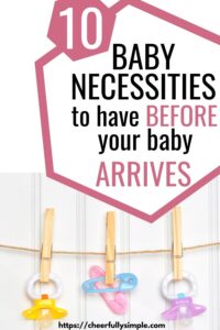 must-have baby gear pinterest pin