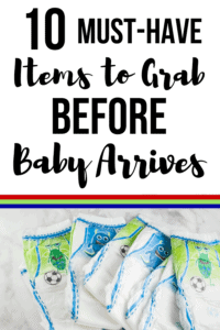 10 must-have baby necessities pinterest pin