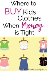 kids clothes on a budget pinterest pin