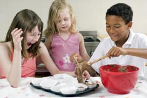 kids cooking