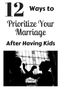 how to prioritize marriage after having kids pinterest pin