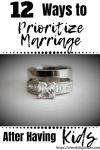 easy ways to make your marriage a priority pinterest pin