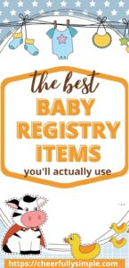 baby gear you actually need pinterest pin