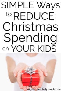 how to budget for your kids Christmas gifts pinterest pin
