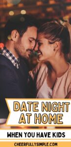 cheap at home date nights after kids pinterest pin