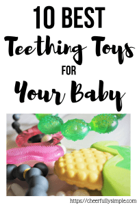 best teething toys for baby pin