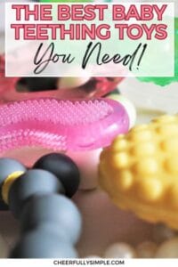 best baby teething toys you need Pinterest pin