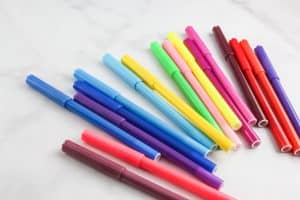 fun indoor activities for kids; photo of markers