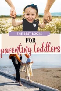 helpful books for parenting toddlers Pinterest pin