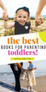 the best books for parenting toddlers Pinterest pin