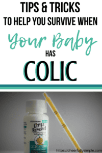 how to survive when your baby has colic Pinterest pin
