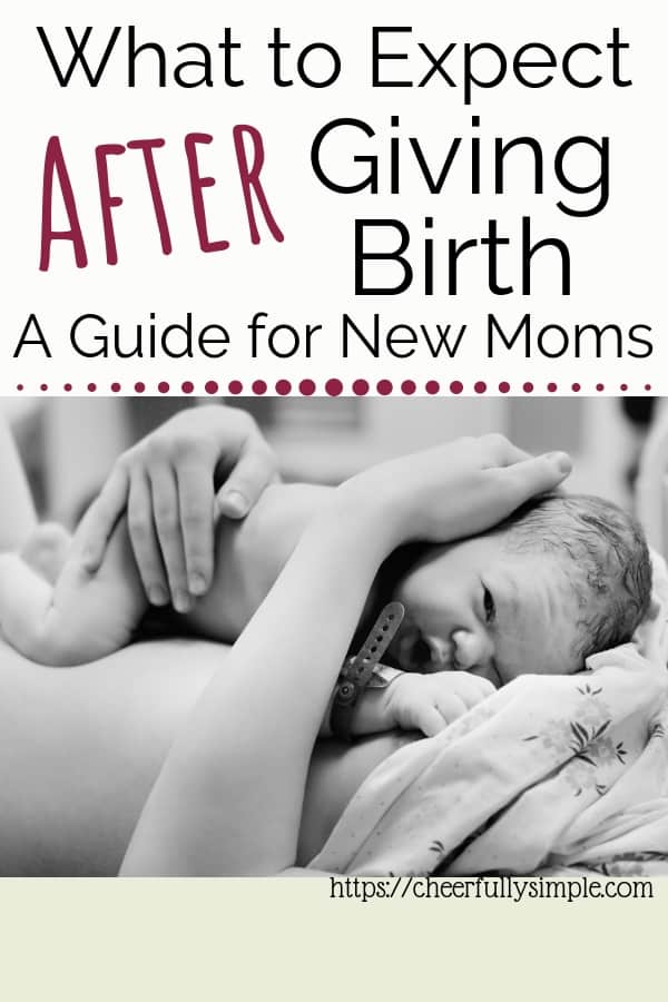 What to Expect After Giving Birth 2026 - Cheerfully Simple