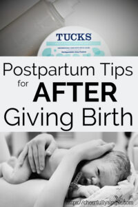 postpartum recovery advice pinterest pin