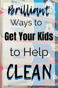 how to teach kids to clean pinterest pin