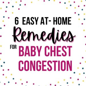 at-home remedies for baby chest congestion pinterest pin