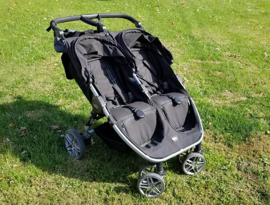 picture of the britax b-agile side by side double stroller in black