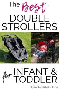 best double stroller for infant and toddler pinterest pin