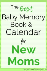 best baby memory book and calendar pinterest pin