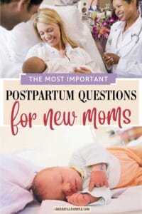the most important postpartum questions new moms need to ask pinterest pin