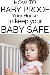 how to babyproof your home pinterest pin