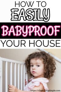 how to childproof your home pinterest pin