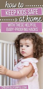 baby-proofing hacks pinterest pin