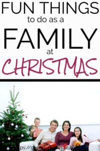 Christmas family activities pinterest pin