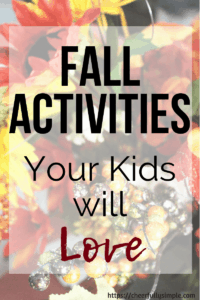 fun fall activities for families pinterest pin
