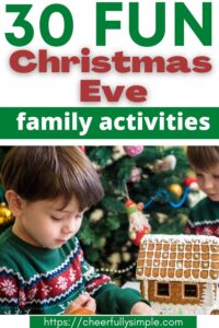  fun Christmas Eve traditions for families pinterest pin