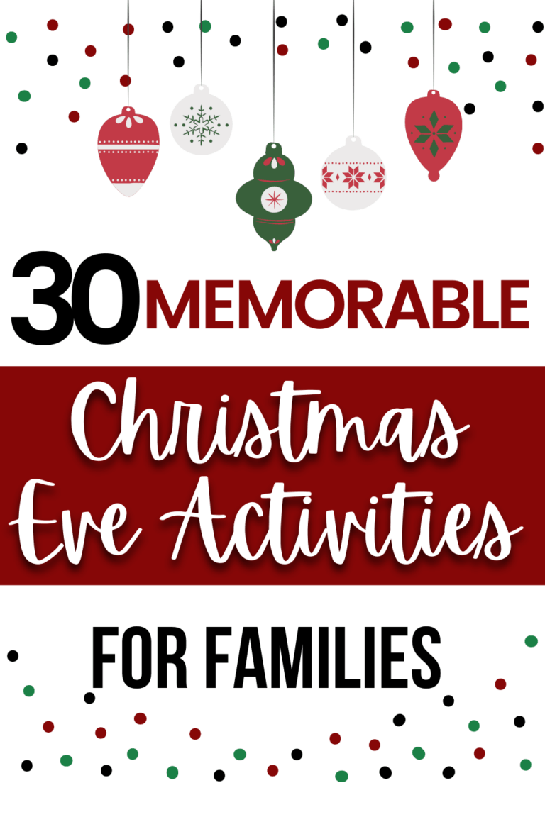 30 Fun Christmas Eve Activities for Families 2024 Cheerfully Simple
