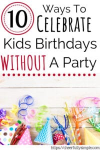 how to make birthdays special at home Pinterest pin