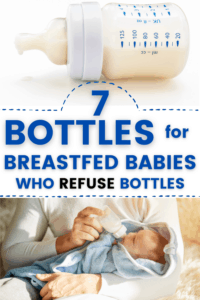 best bottles for breastfed babies who refuse bottles pinterest pin