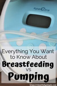 everything you want to know about breastfeeding versus pumping Pinterest pin