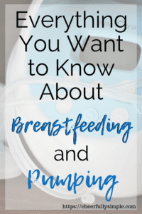 best tips for breastfeeding and pumping Pinterest pin
