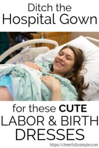 what to wear during labor and birth pinterest pin
