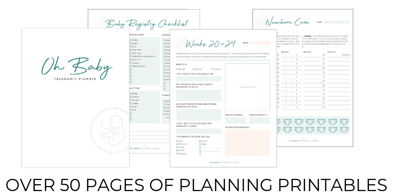 oh baby pregnancy planner preview