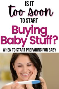 when to start buying baby stuff pinterest pin