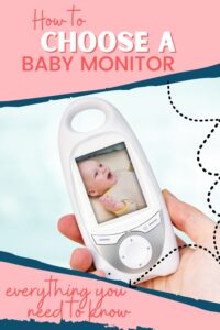 how to choose a baby monitor pinterest pin