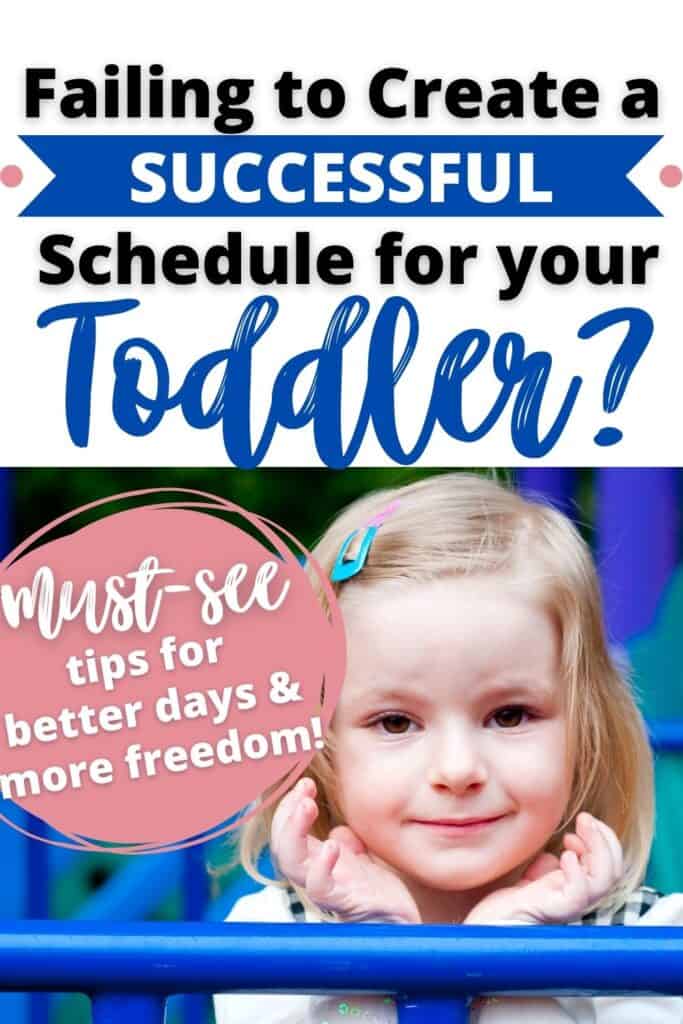 three year old schedule pinterest pin