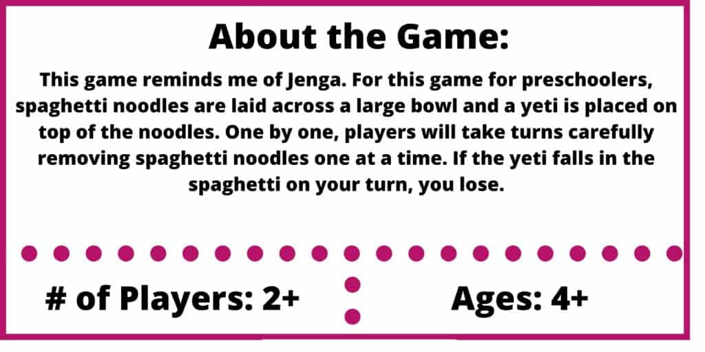 yeti in my spaghetti game review