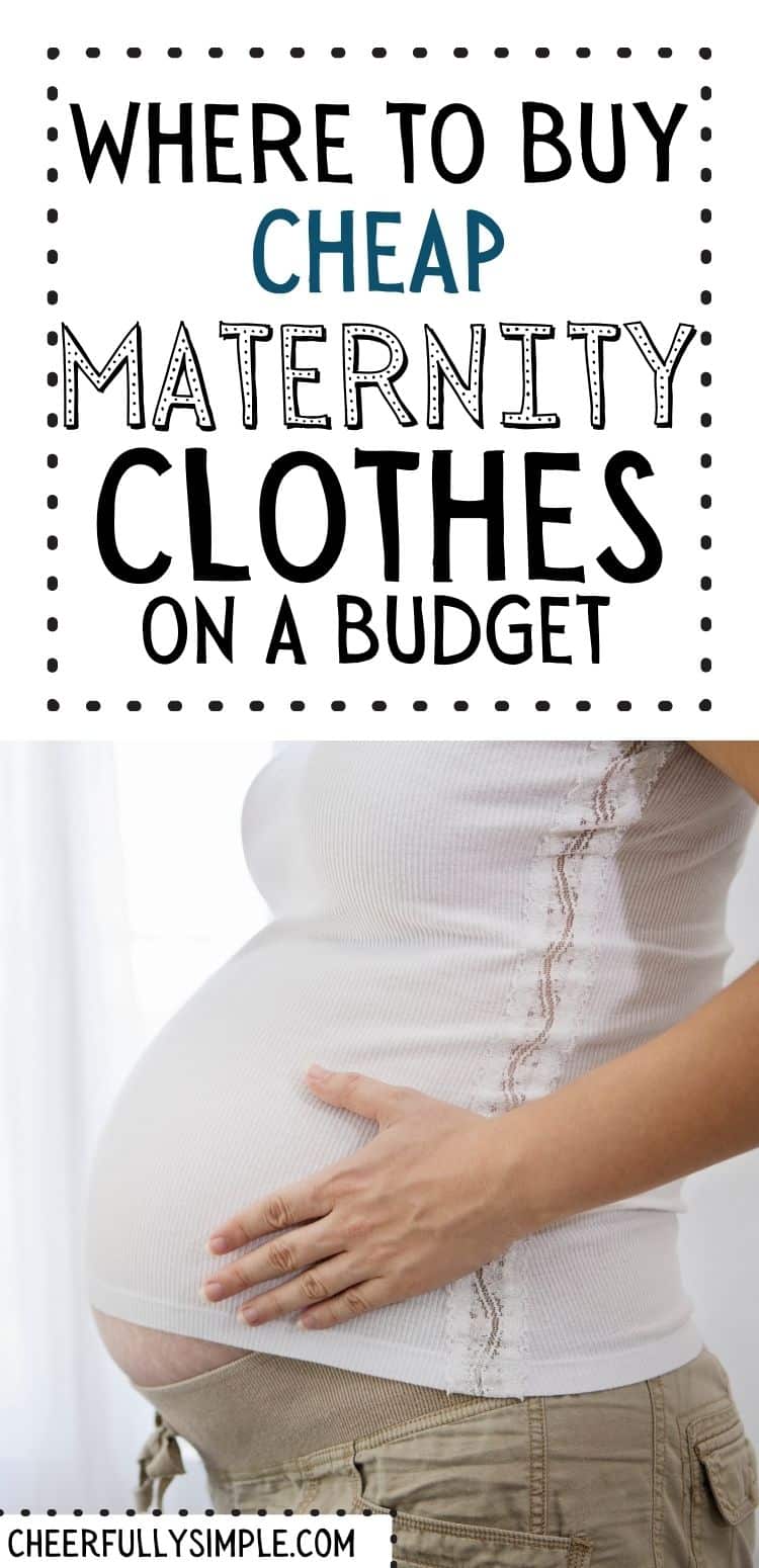Where to Find Cheap Maternity Clothes 2024 Cheerfully Simple
