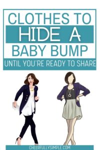 clothes to hide a pregnancy pinterest pin
