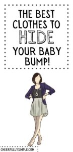 cute clothes to hide pregnancy pinterest pin