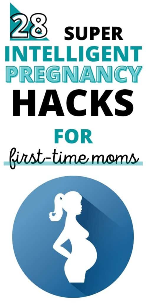 pregnancy hacks for first-time moms pinterest pin