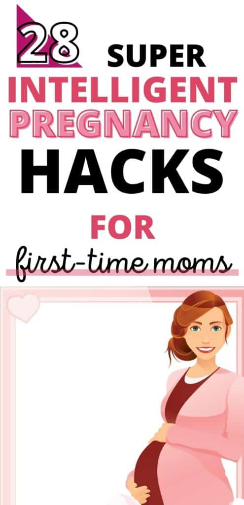 helpful pregnancy hacks pinterest pin