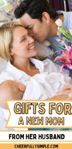gifts for new mom from husband pinterest pin