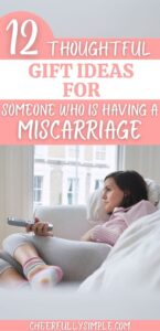 helpful miscarriage gifts pinterest pin