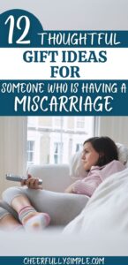 thoughtful miscarriage gifts pinterest pin