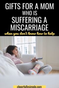 meaningful miscarriage gifts pinterest pin